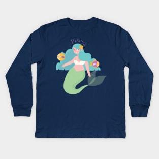 Pisces Kids Long Sleeve T-Shirt